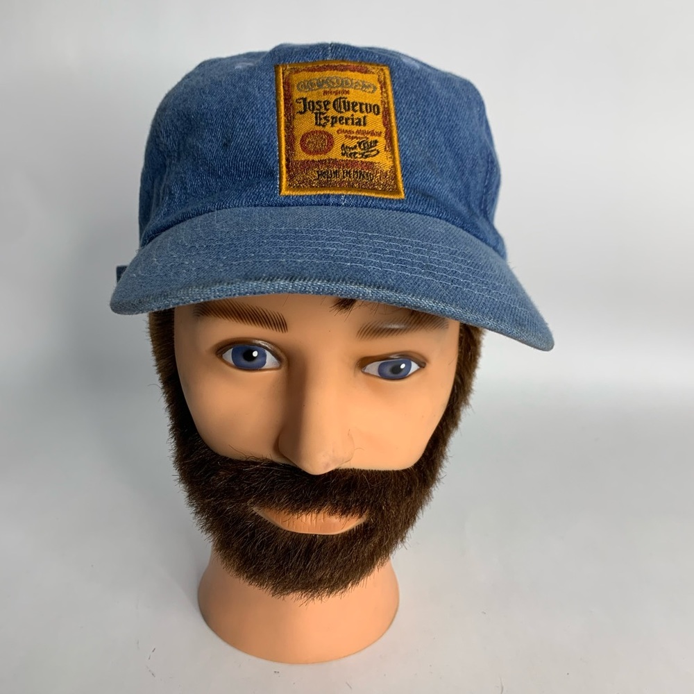 Vintage Jose Cuervo Tequila Mexico Denim Baseball Cap… Gem
